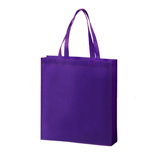 Gusset Tote Bags Purple